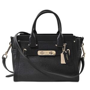 Coach Swagger Leather Satchel